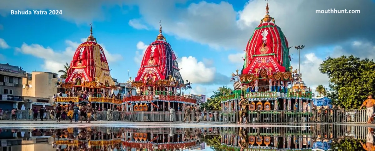 Shree Jagannath Temple Bahuda Yatra Festival 2024 in Puri
